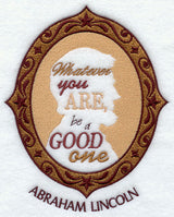 Abraham Lincoln Cameo Silhouette