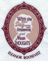 Eleanor Roosevelt Cameo Silhouette