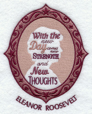 Eleanor Roosevelt Cameo Silhouette