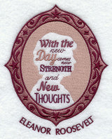 Eleanor Roosevelt Cameo Silhouette