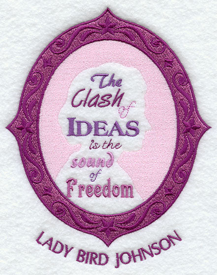 Ladybird Johnson Cameo Silhouette