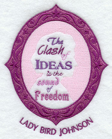 Ladybird Johnson Cameo Silhouette