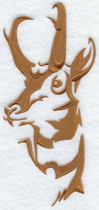 Northwoods Silhouette Pronghorn Antelope