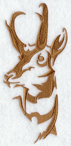 Northwoods Silhouette Pronghorn Antelope