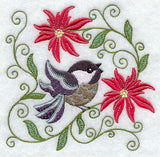Christmas Chickadee Blossoms