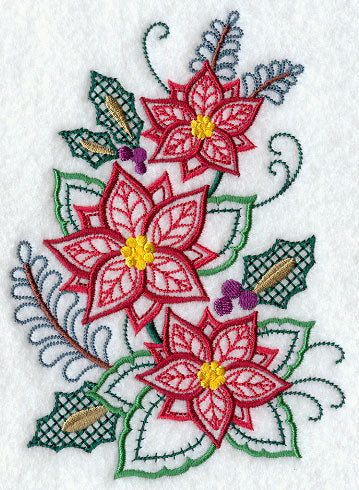 Poinsettias in Bloom