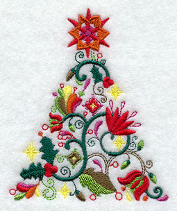 Floral Christmas Tree