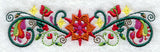 Floral Christmas Border