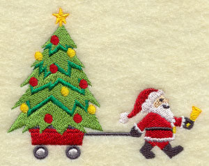 Christmas Wagon - Santa