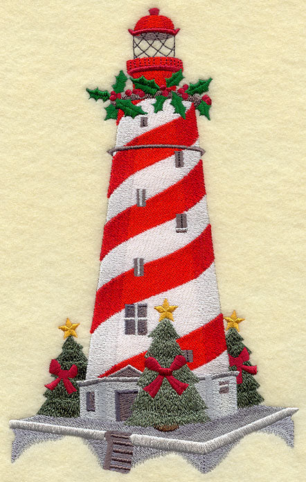 White Shoal Light at Christmas (Michigan)