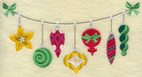 Christmas Ornaments Clothesline
