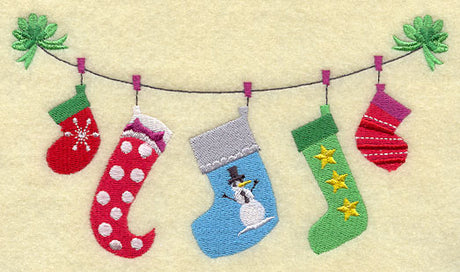 Christmas Stockings Clothesline