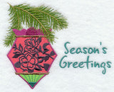 Tropical Christmas Silhouette - Season's Greetings