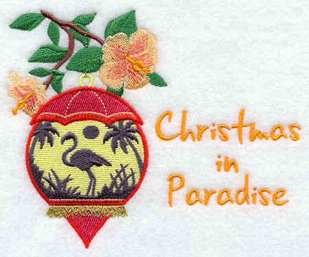 Tropical Christmas Silhouette - Christmas in Paradise