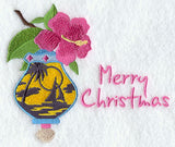 Tropical Christmas Silhouette - Merry Christmas