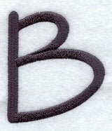 Sleek & Modern Capital Letter B - 3 Inch