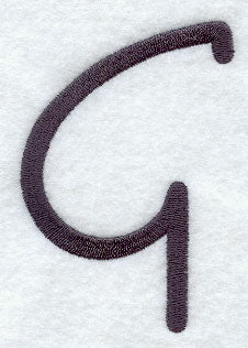 Sleek & Modern Capital Letter G - 3 Inch