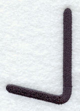 Sleek & Modern Capital Letter J - 3 Inch