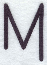 Sleek & Modern Capital Letter M - 3 Inch
