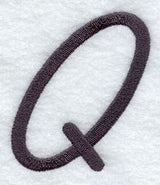 Sleek & Modern Capital Letter Q - 3 Inch