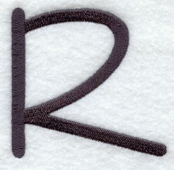 Sleek & Modern Capital Letter R - 3 Inch