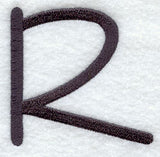 Sleek & Modern Capital Letter R - 3 Inch