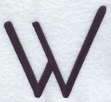 Sleek & Modern Capital Letter W - 3 Inch