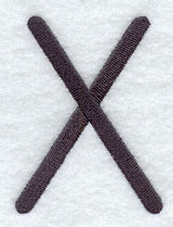 Sleek & Modern Capital Letter X - 3 Inch