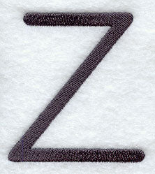 Sleek & Modern Capital Letter Z - 3 Inch
