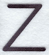 Sleek & Modern Capital Letter Z - 3 Inch