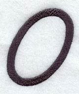 Sleek & Modern Number 0 - 3 Inch