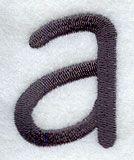 Sleek & Modern Lower Case a - 3 Inch