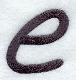 Sleek & Modern Lower Case e - 3 Inch