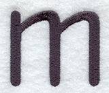 Sleek & Modern Lower Case m - 3 Inch