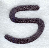 Sleek & Modern Lower Case s - 3 Inch