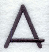 Sleek & Modern Capital Letter A - 3 Inch