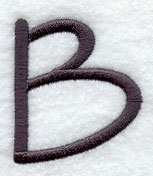 Sleek & Modern Capital Letter B - 3 Inch