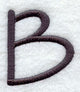 Sleek & Modern Capital Letter B - 3 Inch