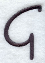 Sleek & Modern Capital Letter G - 3 Inch