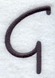 Sleek & Modern Capital Letter G - 3 Inch