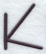 Sleek & Modern Capital Letter K - 3 Inch