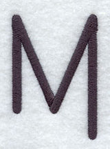 Sleek & Modern Capital Letter M - 3 Inch
