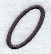 Sleek & Modern Capital Letter O - 3 Inch