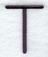 Sleek & Modern Capital Letter T - 3 Inch