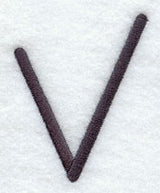 Sleek & Modern Capital Letter V - 3 Inch