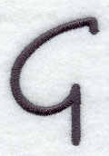 Sleek & Modern Capital Letter G - 3 Inch