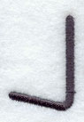 Sleek & Modern Capital Letter J - 3 Inch