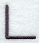 Sleek & Modern Capital Letter L - 3 Inch