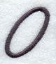 Sleek & Modern Capital Letter O - 3 Inch