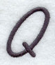 Sleek & Modern Capital Letter Q - 3 Inch